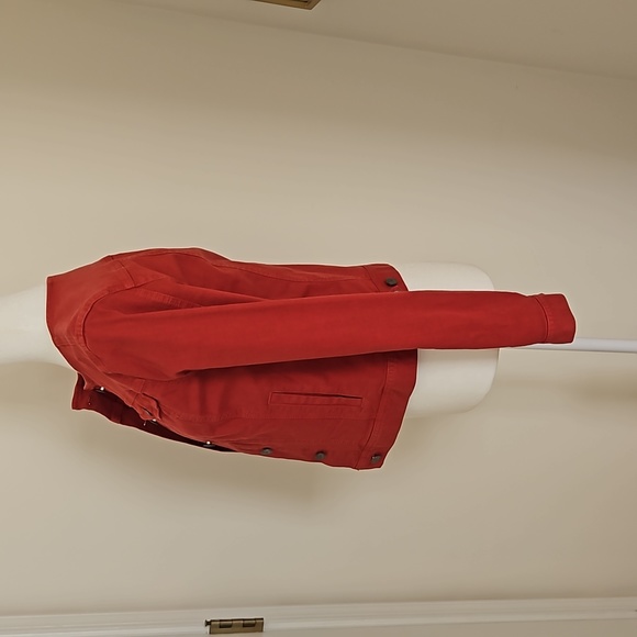 Loft red denim-look jacket - Picture 3 of 5